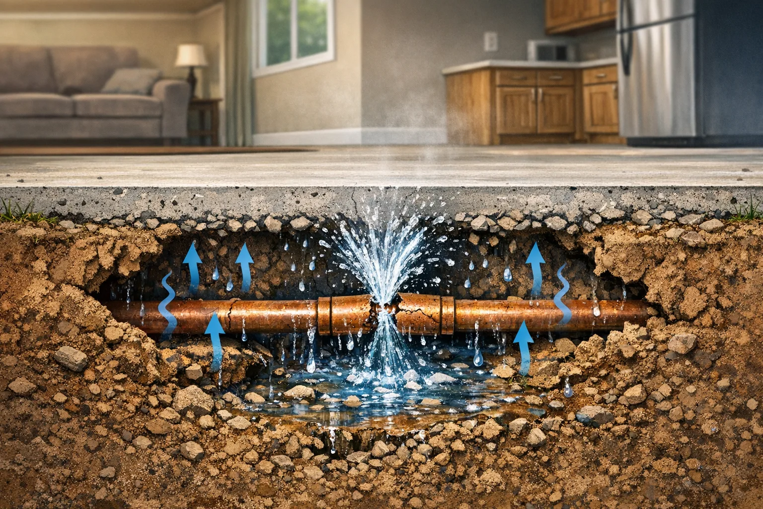 Slab Leak Detection and Repair: The Hidden $5,000 Problem Under Your Foundation